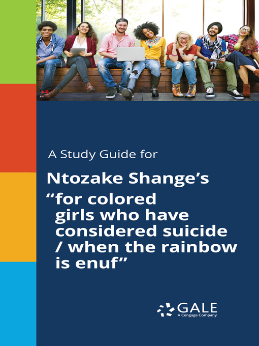 Cover image for A Study Guide for Ntozake Shange's 